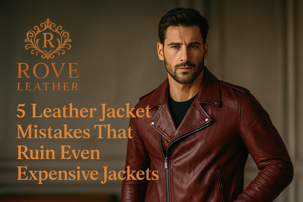 5 Common Mistakes That Are Silently Ruining Your Leather Jacket