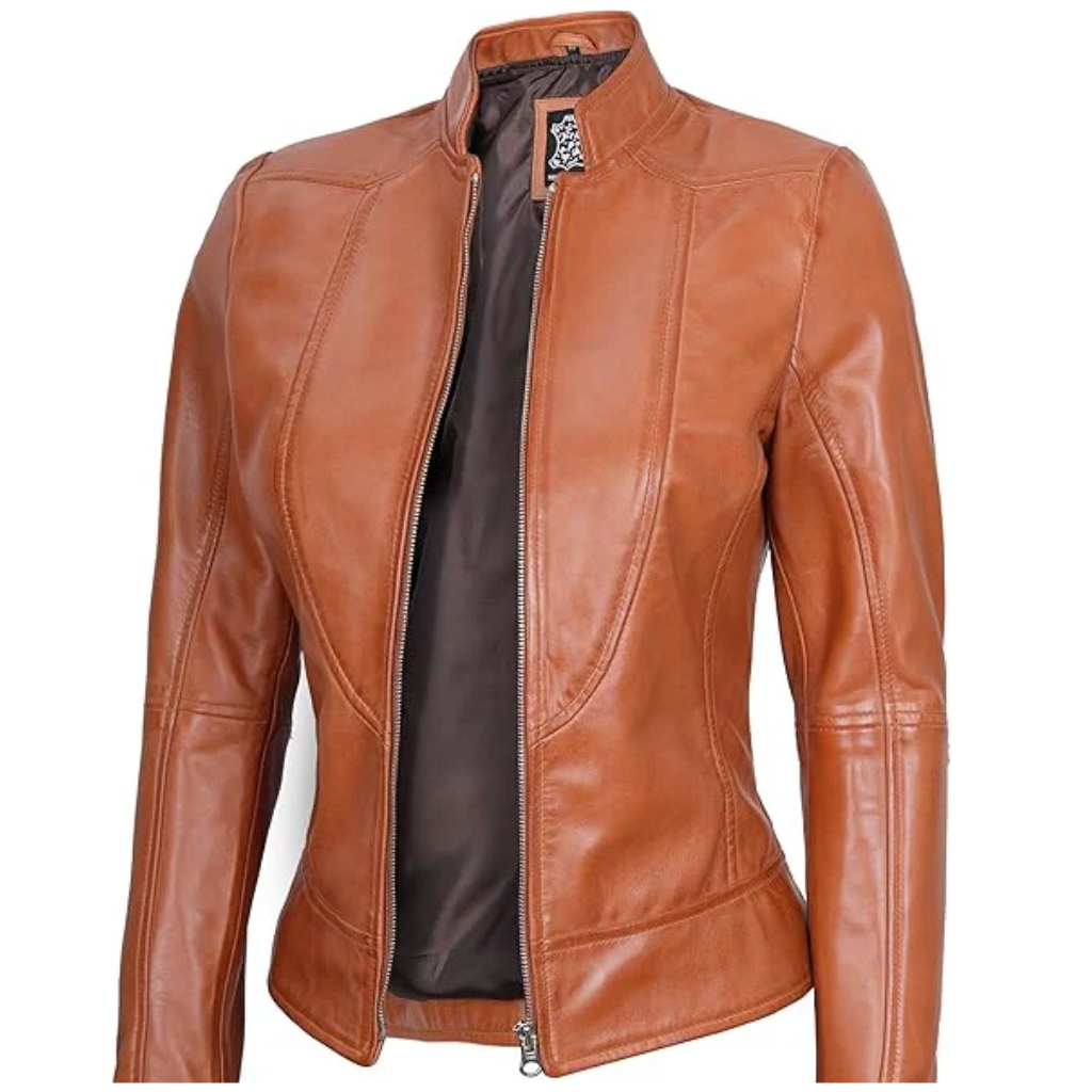 Women’s Real Lambskin Leather Jacket – Classic Soft Premium Fit | Rove Leather