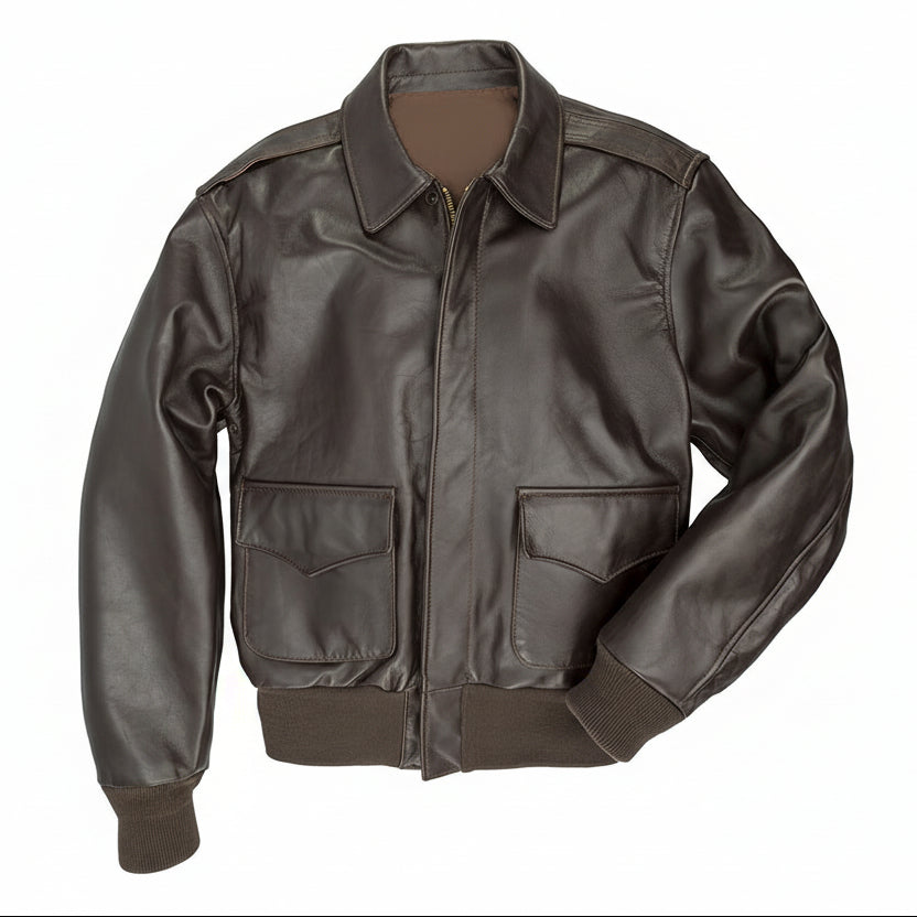 WWII Rove A-2 Jacket - Mahogany