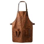 Men's Brown Leather Apron - Blacksmith Work Apron