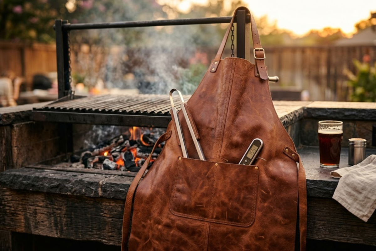 Leather BBQ Apron: What Pitmasters Need vs What's Marketed by Rove Leather