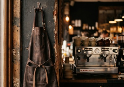 Leather Barista Apron: What Specialty Coffee Professionals Actually Wear and Why by Rove Leather
